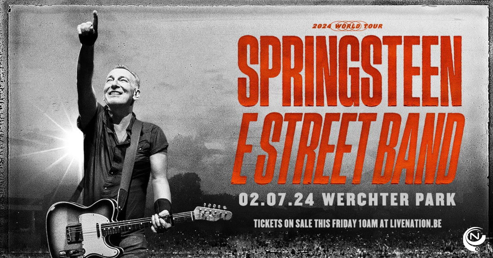 Bruce Springsteen and The E Street Band op dinsdag 2 juli in Werchter